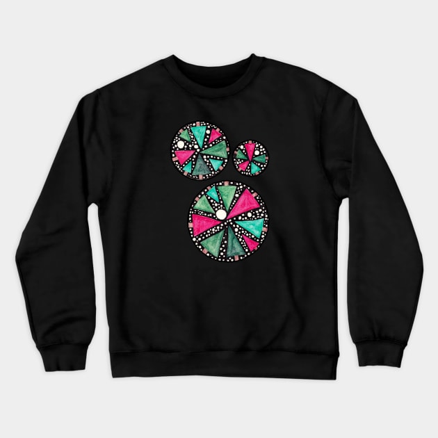 Winter Forest - Christmas Themed Starry Night Crewneck Sweatshirt by SedgeWren